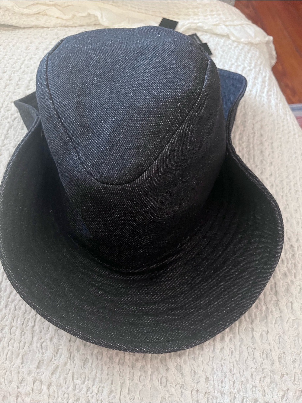 Classic Black Denim Bucket Hat